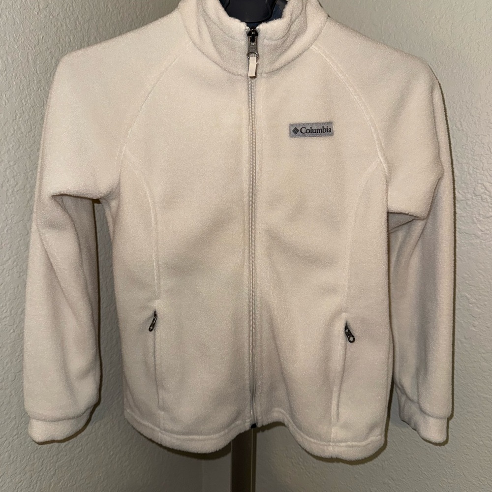 Columbia Kids' Off-White Fleece Jacket